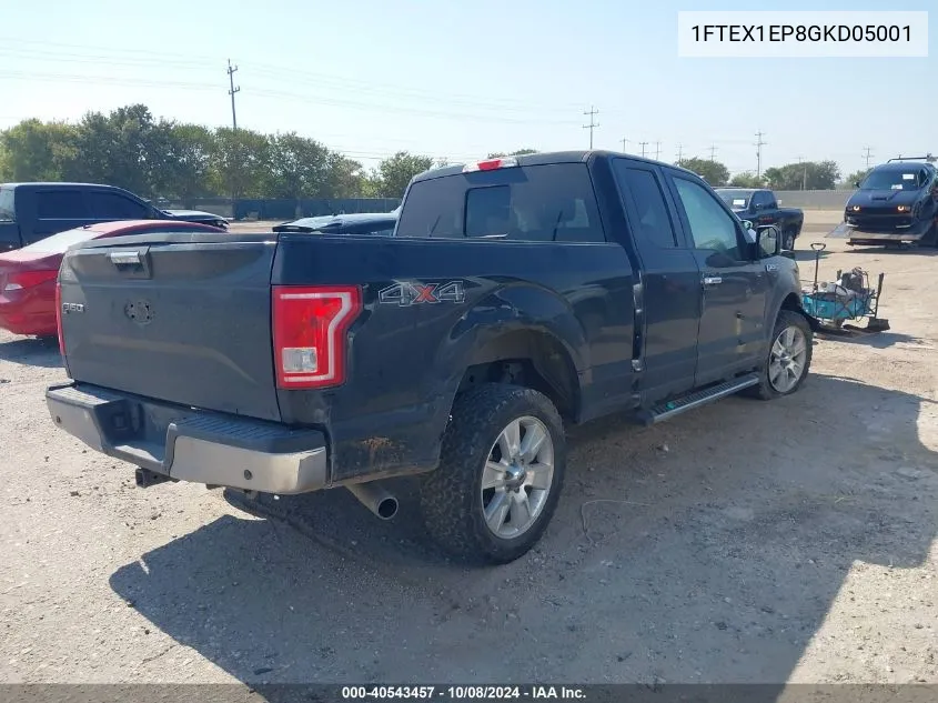 1FTEX1EP8GKD05001 2016 Ford F-150 Xlt