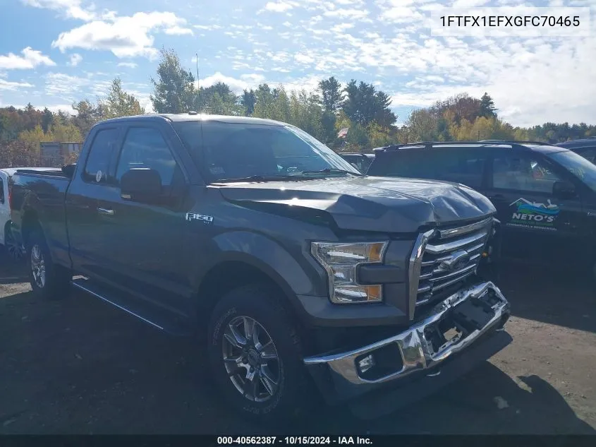 2016 Ford F-150 Xlt VIN: 1FTFX1EFXGFC70465 Lot: 40562387