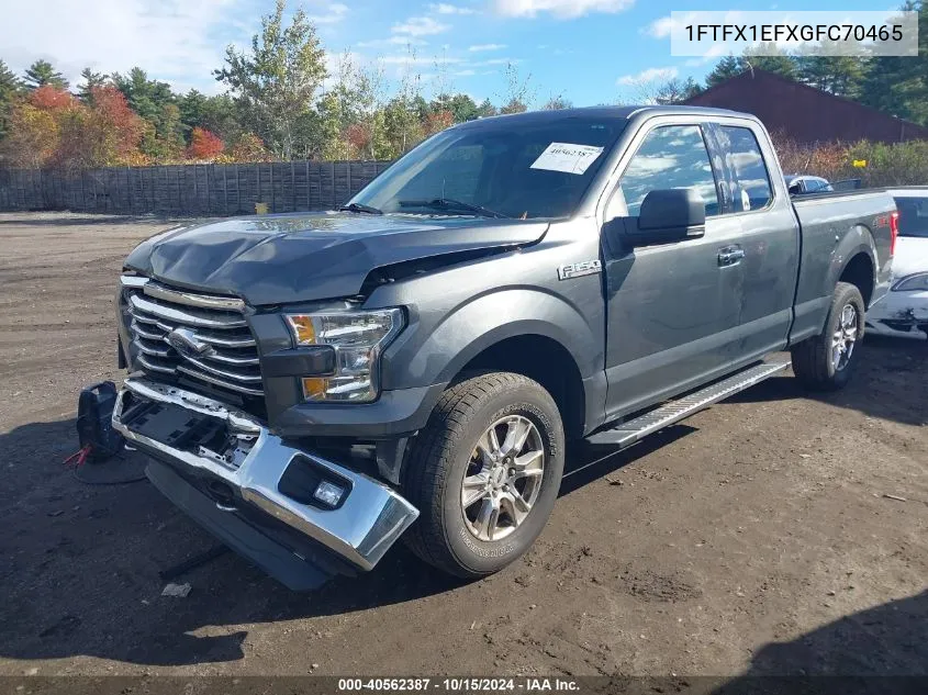 2016 Ford F-150 Xlt VIN: 1FTFX1EFXGFC70465 Lot: 40562387