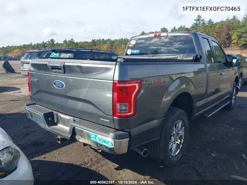 2016 Ford F-150 Xlt VIN: 1FTFX1EFXGFC70465 Lot: 40562387