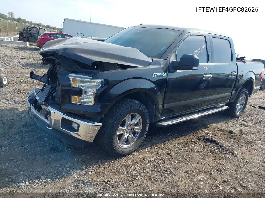 1FTEW1EF4GFC82626 2016 Ford F-150 Supercrew