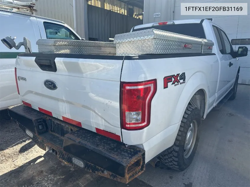 1FTFX1EF2GFB31169 2016 Ford F150 Super Cab