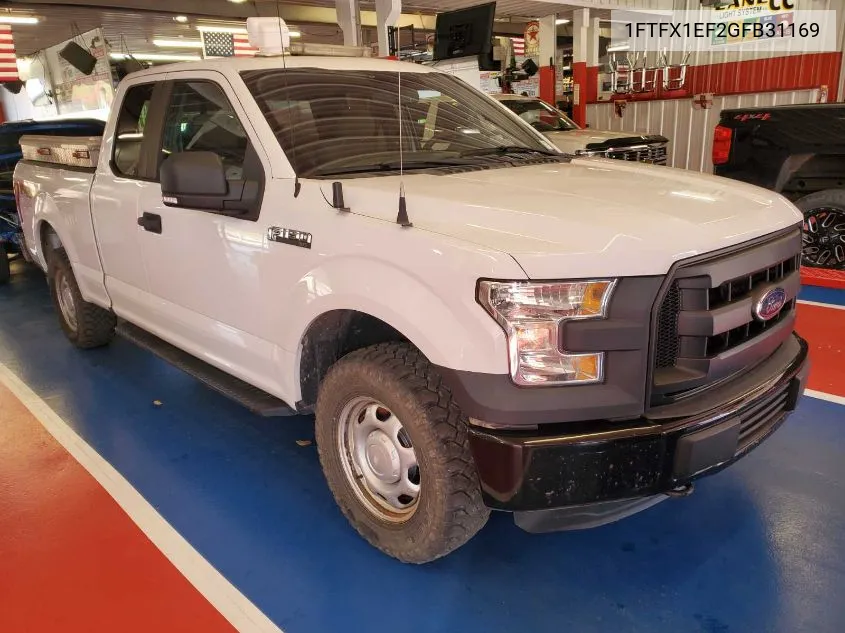 1FTFX1EF2GFB31169 2016 Ford F150 Super Cab