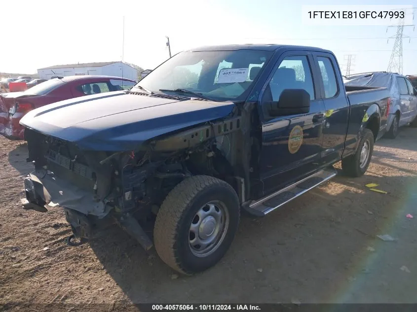 1FTEX1E81GFC47993 2016 Ford F-150 Super Cab