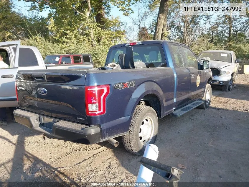 1FTEX1E81GFC47993 2016 Ford F-150 Super Cab