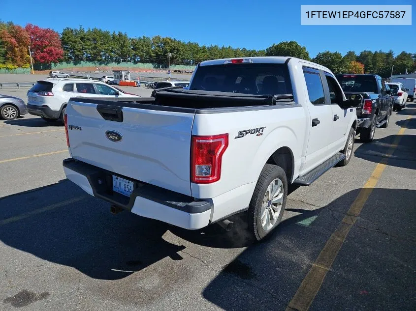 2016 Ford F-150 Xl VIN: 1FTEW1EP4GFC57587 Lot: 40578245