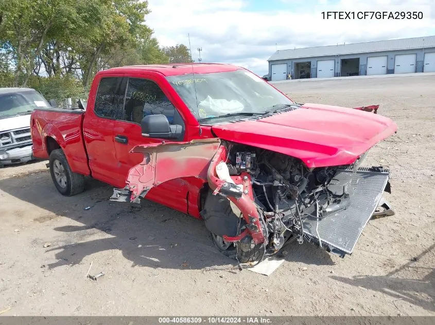 2016 Ford F-150 Xlt VIN: 1FTEX1CF7GFA29350 Lot: 40586309