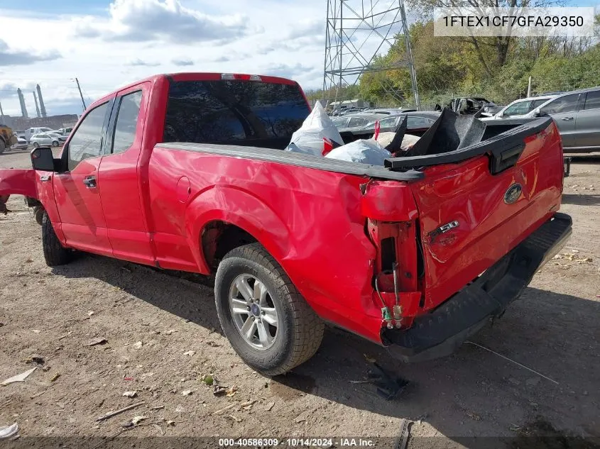 2016 Ford F-150 Xlt VIN: 1FTEX1CF7GFA29350 Lot: 40586309