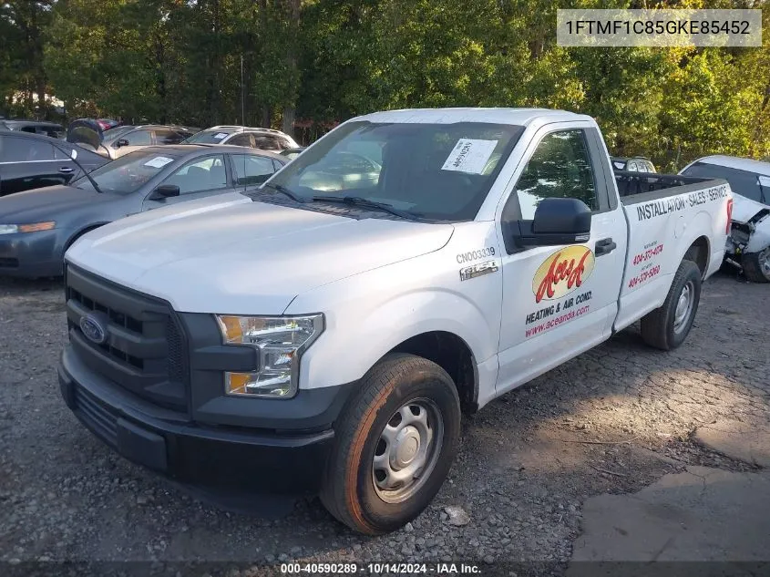 2016 Ford F150 VIN: 1FTMF1C85GKE85452 Lot: 40590289