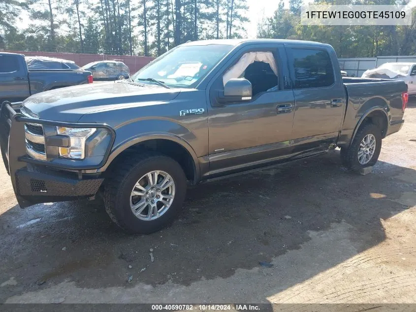 2016 Ford F-150 VIN: 1FTEW1EG0GTE45109 Lot: 40590782