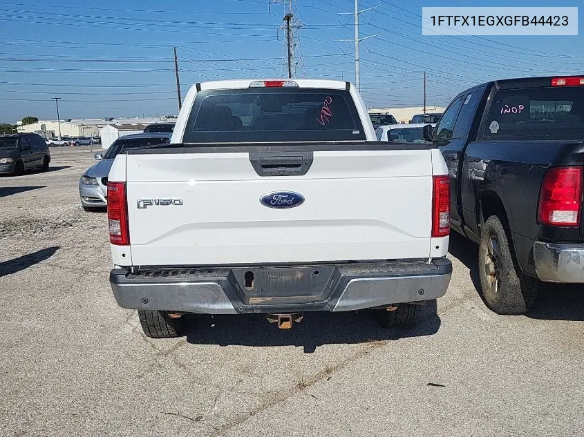 2016 Ford F-150 Xl VIN: 1FTFX1EGXGFB44423 Lot: 40597587