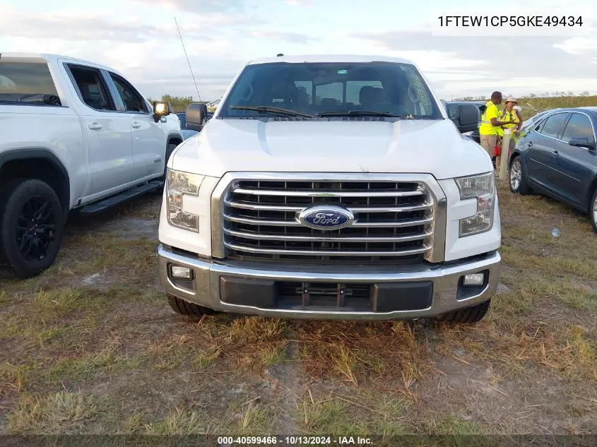 2016 Ford F-150 Xlt VIN: 1FTEW1CP5GKE49434 Lot: 40599466