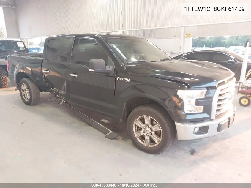 2016 Ford F-150 Xlt VIN: 1FTEW1CF8GKF61409 Lot: 40603440