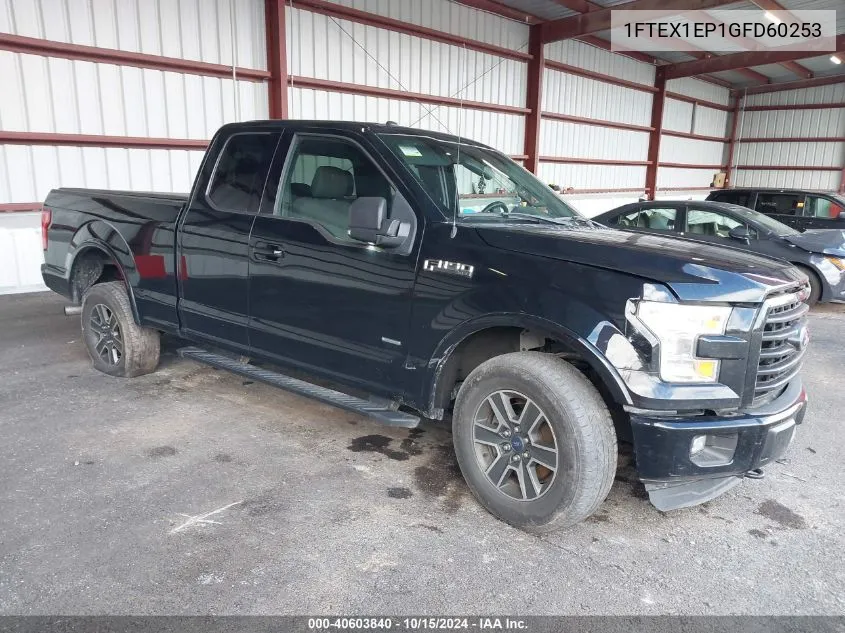 2016 Ford F-150 Xlt VIN: 1FTEX1EP1GFD60253 Lot: 40603840