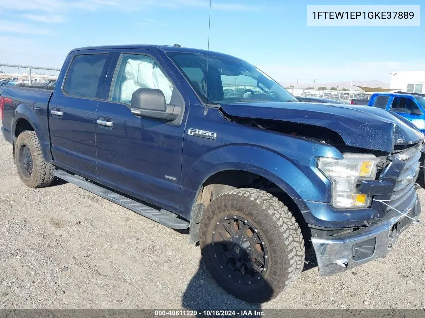 2016 Ford F-150 Xlt VIN: 1FTEW1EP1GKE37889 Lot: 40611229