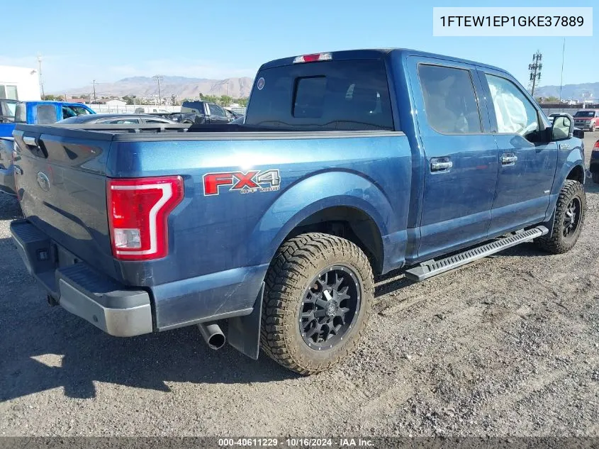 1FTEW1EP1GKE37889 2016 Ford F-150 Xlt