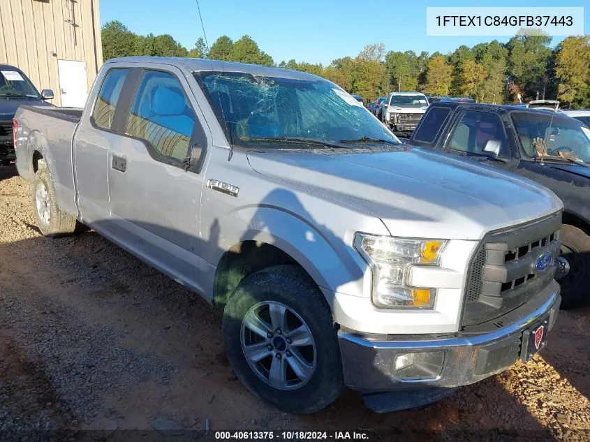 2016 Ford F-150 Xl VIN: 1FTEX1C84GFB37443 Lot: 40613375