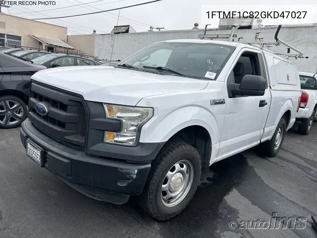 2016 Ford F-150 Xl VIN: 1FTMF1C82GKD47027 Lot: 40613832