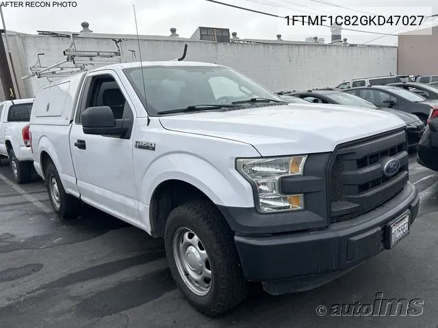 2016 Ford F-150 Xl VIN: 1FTMF1C82GKD47027 Lot: 40613832