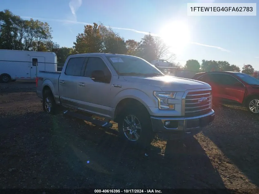 2016 Ford F-150 Xlt VIN: 1FTEW1EG4GFA62783 Lot: 40616395