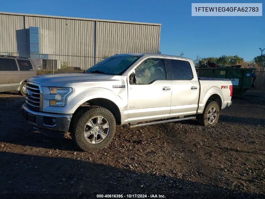 2016 Ford F-150 Xlt VIN: 1FTEW1EG4GFA62783 Lot: 40616395