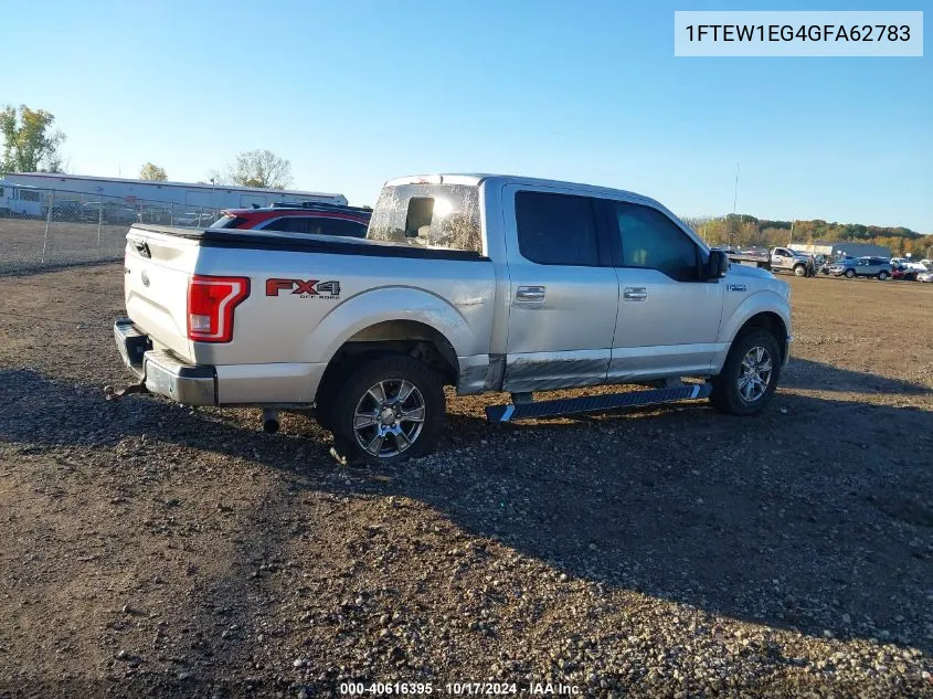 2016 Ford F-150 Xlt VIN: 1FTEW1EG4GFA62783 Lot: 40616395