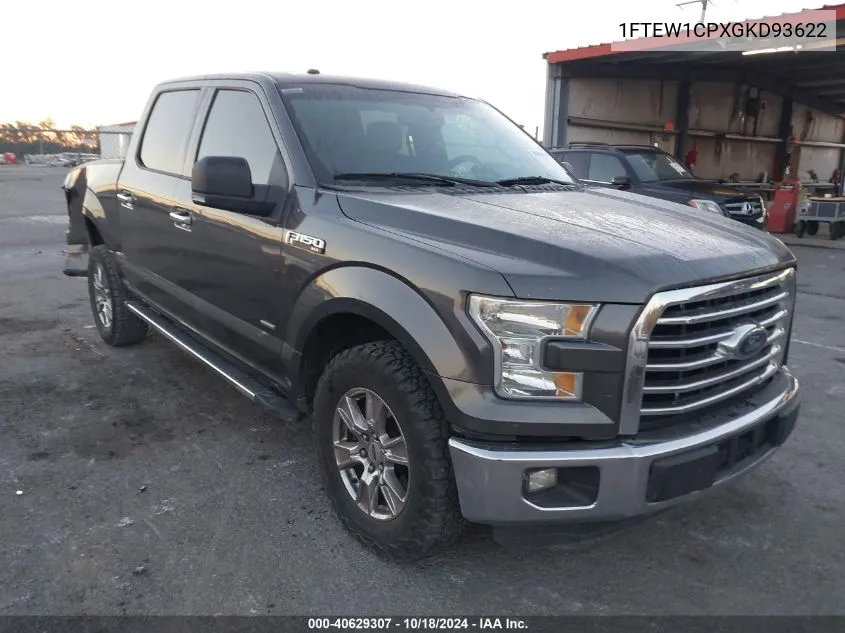 2016 Ford F-150 Xlt VIN: 1FTEW1CPXGKD93622 Lot: 40629307