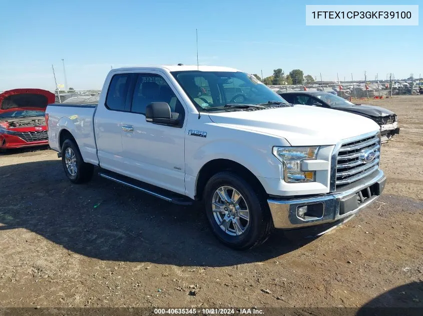 2016 Ford F-150 Xlt VIN: 1FTEX1CP3GKF39100 Lot: 40635345