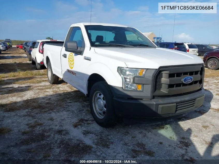 2016 Ford F-150 Xl VIN: 1FTMF1C85GKE06684 Lot: 40649818