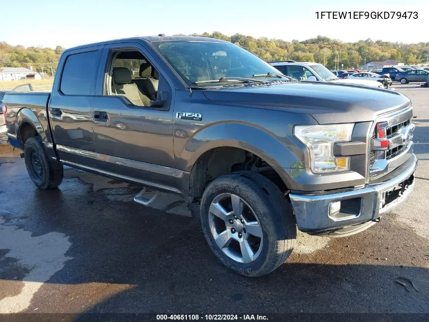 2016 Ford F-150 Xlt VIN: 1FTEW1EF9GKD79473 Lot: 40651108