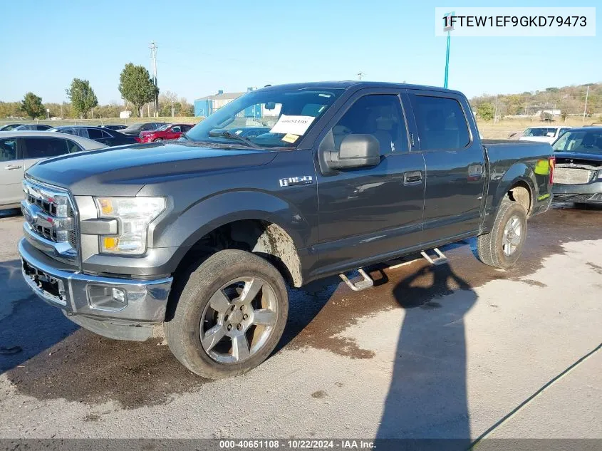 2016 Ford F-150 Xlt VIN: 1FTEW1EF9GKD79473 Lot: 40651108