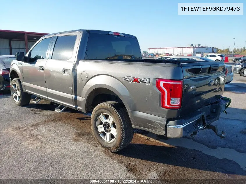 2016 Ford F-150 Xlt VIN: 1FTEW1EF9GKD79473 Lot: 40651108