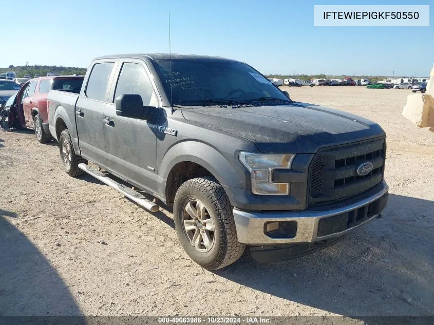 2016 Ford F-150 Xl VIN: IFTEWIEPIGKF50550 Lot: 40663986