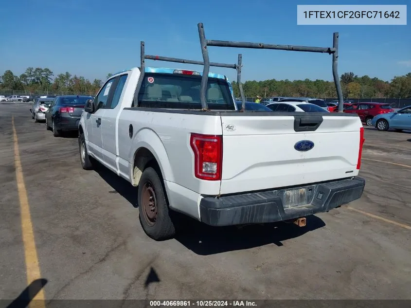 2016 Ford F-150 Xl VIN: 1FTEX1CF2GFC71642 Lot: 40669861