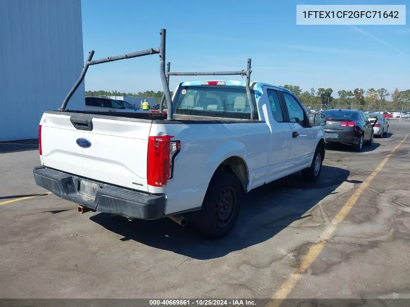 2016 Ford F-150 Xl VIN: 1FTEX1CF2GFC71642 Lot: 40669861