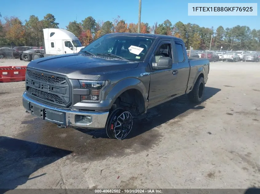 2016 Ford F-150 Xl VIN: 1FTEX1E88GKF76925 Lot: 40682502