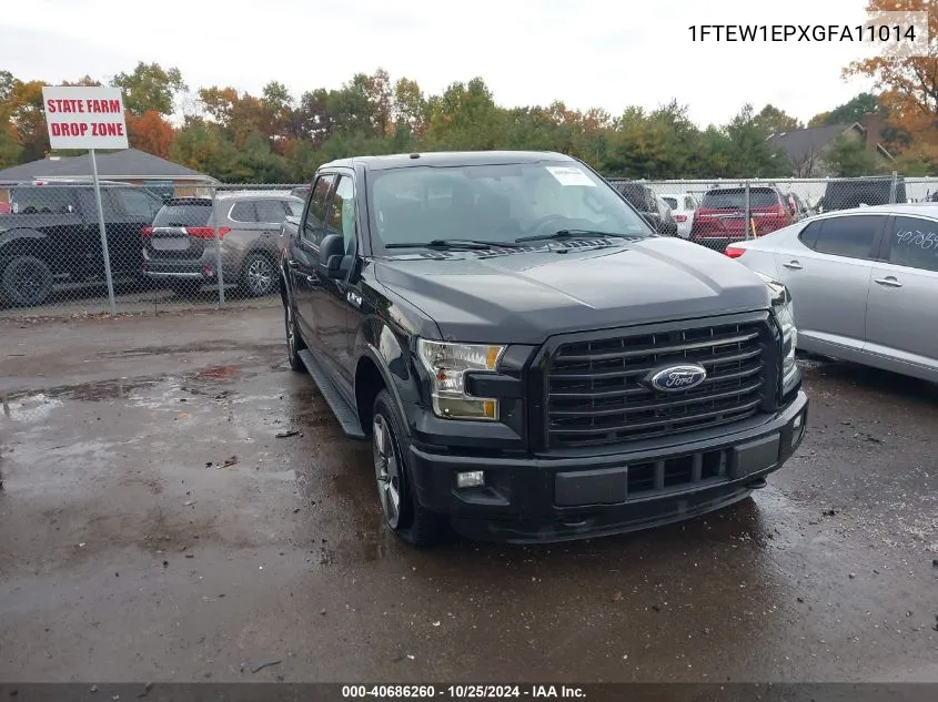 2016 Ford F-150 Xlt VIN: 1FTEW1EPXGFA11014 Lot: 40686260