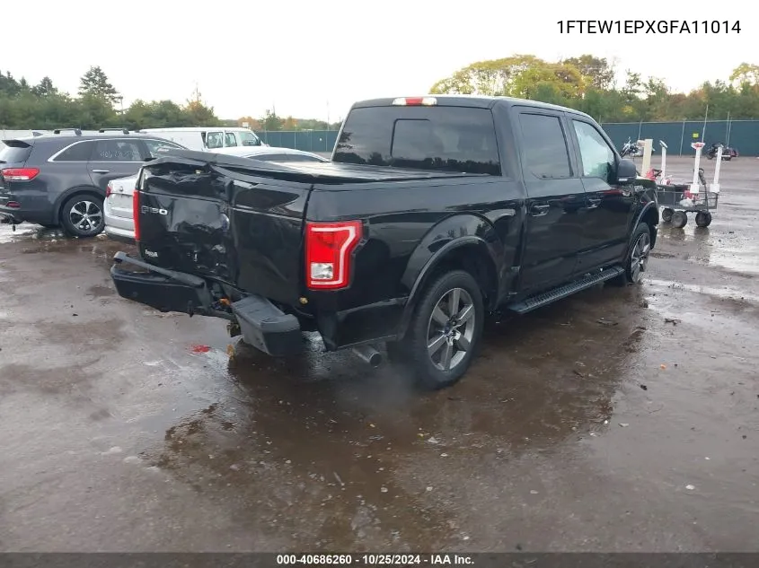 2016 Ford F-150 Xlt VIN: 1FTEW1EPXGFA11014 Lot: 40686260