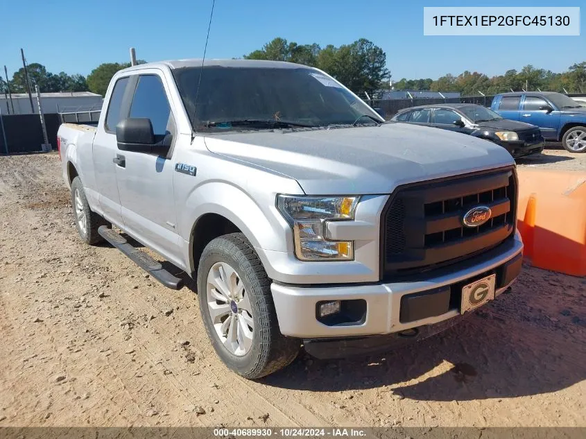 2016 Ford F-150 Xl VIN: 1FTEX1EP2GFC45130 Lot: 40689930