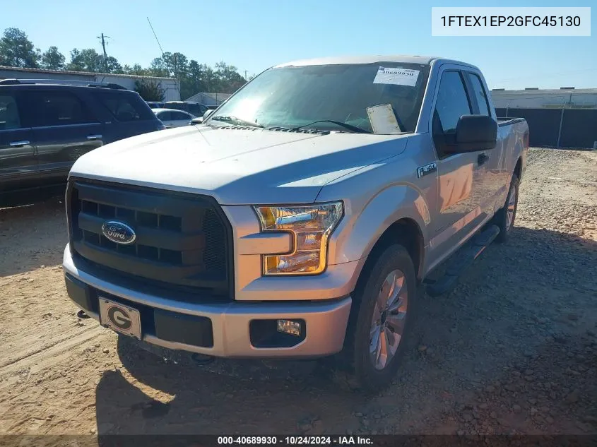 2016 Ford F-150 Xl VIN: 1FTEX1EP2GFC45130 Lot: 40689930