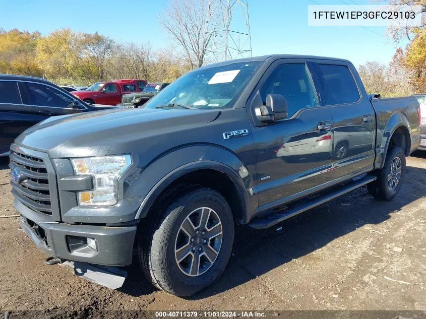 2016 Ford F-150 Xlt VIN: 1FTEW1EP3GFC29103 Lot: 40711379