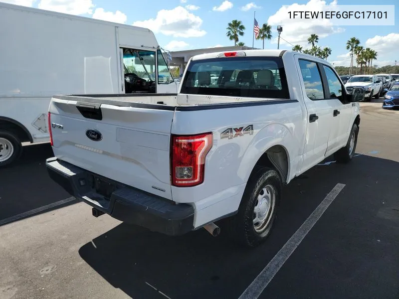 2016 Ford F-150 Xl VIN: 1FTEW1EF6GFC17101 Lot: 40768241