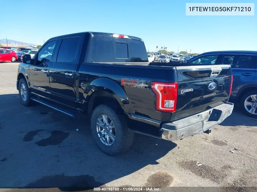 2016 Ford F-150 Xlt VIN: 1FTEW1EG5GKF71210 Lot: 40795780