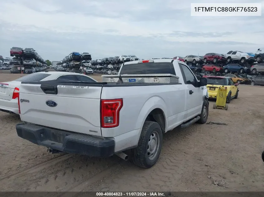 2016 Ford F-150 Xl VIN: 1FTMF1C88GKF76523 Lot: 40804823