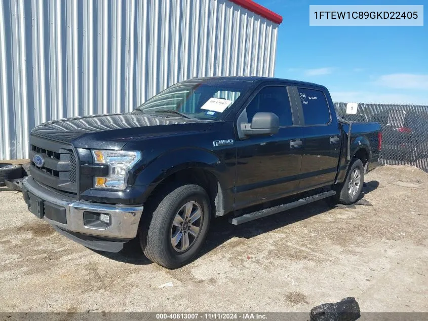 2016 Ford F-150 Xl VIN: 1FTEW1C89GKD22405 Lot: 40813007