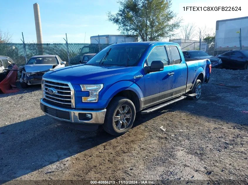 2016 Ford F-150 Xlt VIN: 1FTEX1C8XGFB22624 Lot: 40856213