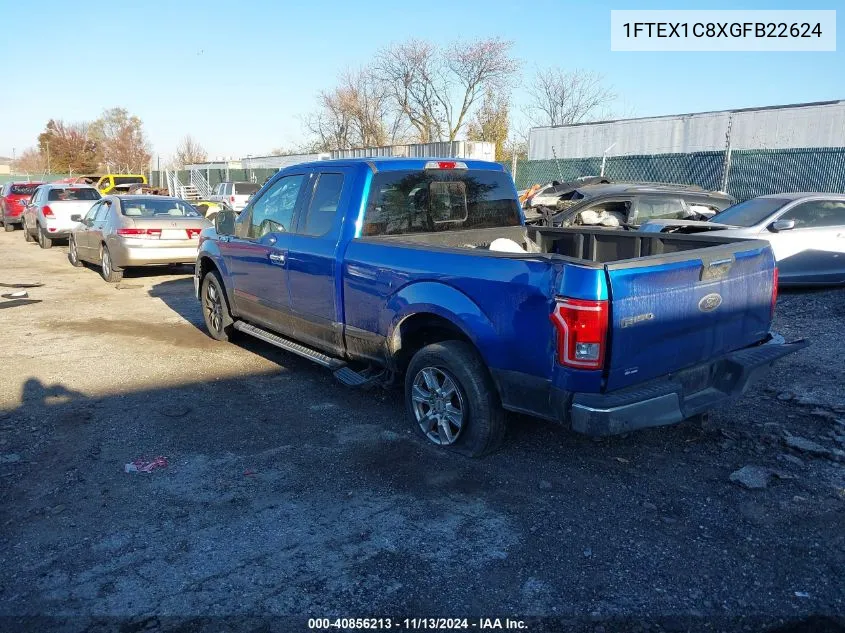 2016 Ford F-150 Xlt VIN: 1FTEX1C8XGFB22624 Lot: 40856213