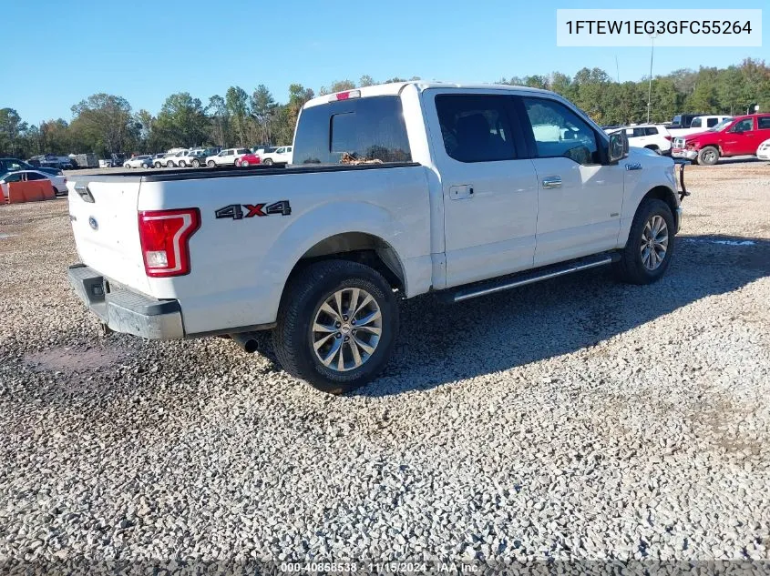 2016 Ford F-150 Xlt VIN: 1FTEW1EG3GFC55264 Lot: 40858538