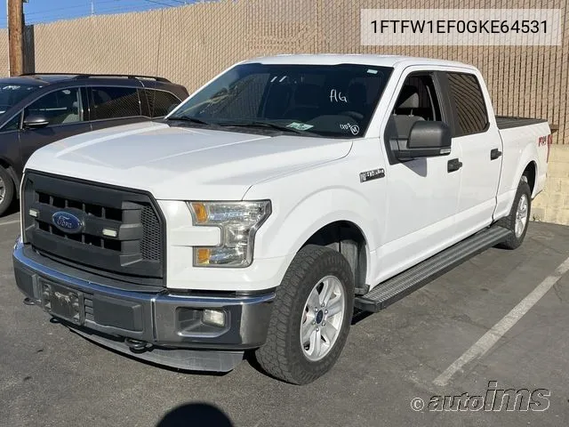 2016 Ford F150 Supercrew VIN: 1FTFW1EF0GKE64531 Lot: 40868966