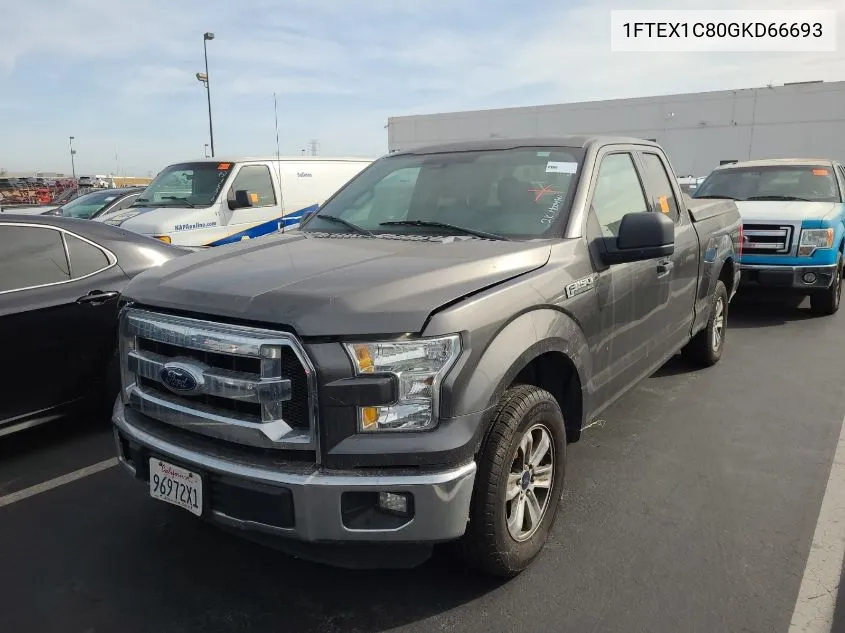 2016 Ford F-150 Xlt VIN: 1FTEX1C80GKD66693 Lot: 40874536